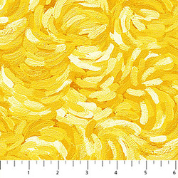 Brushstroke in Yellow
