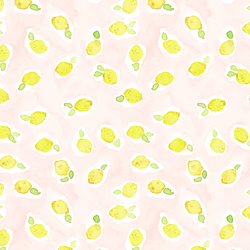 Mellow Lemons in Powder Pink