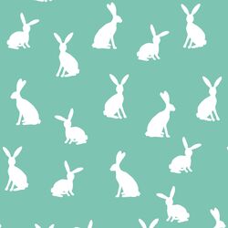 Cottontail Silhouette in Succulent