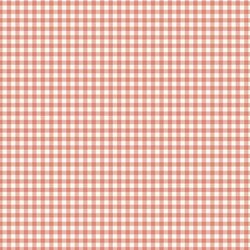Gingham in Dark Peach