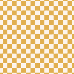 Organic Checkerboard in Pineapple Yellow