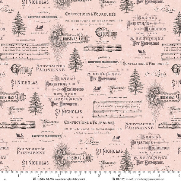 Christmas Typography in Pink