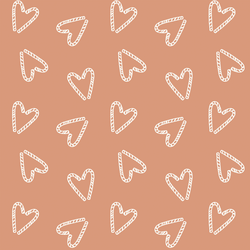 Peppermint Hearts in Pink Peppermint