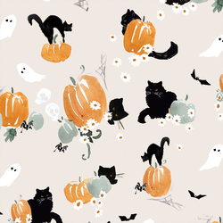 Spooky Halloween in Pumpkin Patch