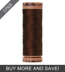 Friar Brown (9136-0173) - Silk Finish Cotton 40wt - 164 Yards (5 Pack)