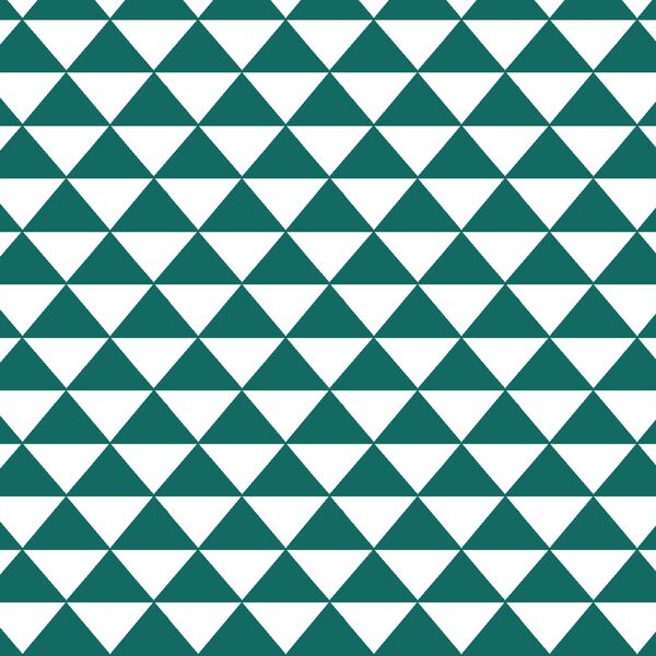 Triangle Mosaic in Emerald