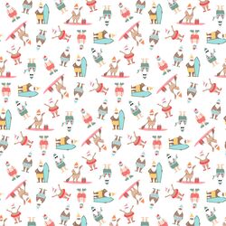 Little Snow Birds in White