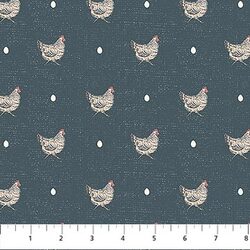 Hens in Blue