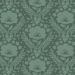 Royal Floral Silhouette in Forest Glade