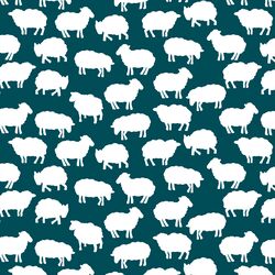 Sheep Silhouette in Juniper