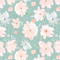 May Flowers in Misty Morning