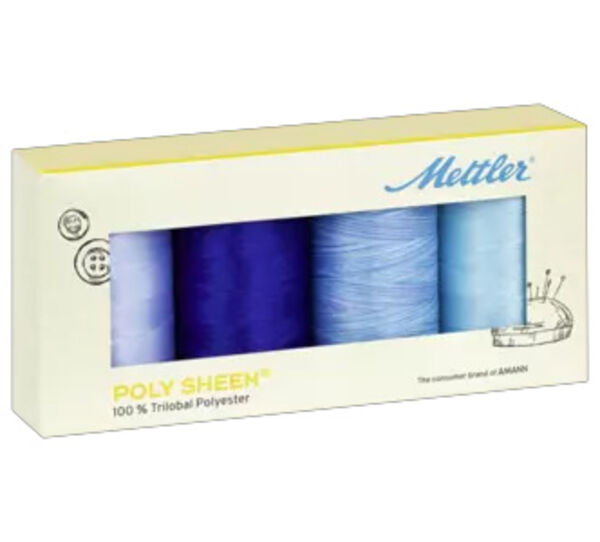 Poly Sheen Sky Thread Set