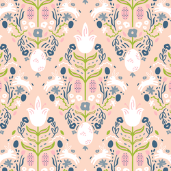 Folksy Easter in Grassy Garden