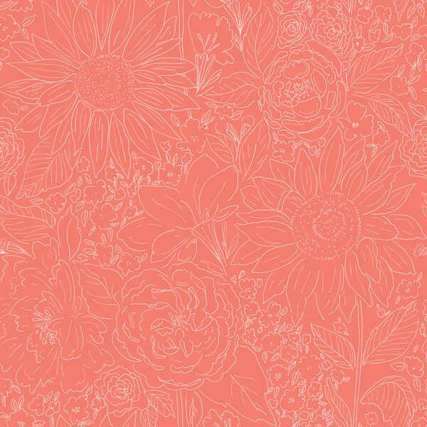 Paperie in Bright Coral