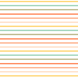 Sweet Stripes in Peachy Sunflower Girl