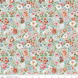 Floral Garden in Blue