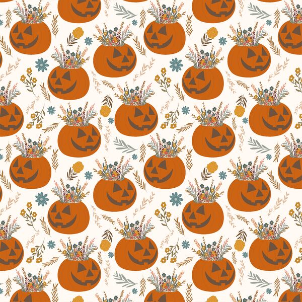 Small Halloween Planters in Ghost