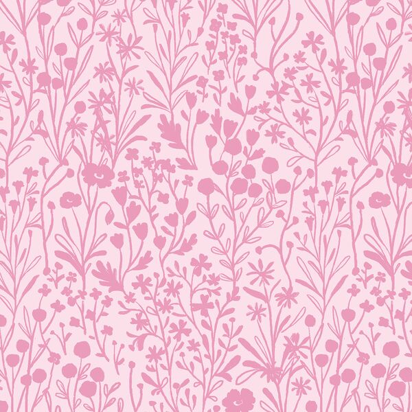 Floral Silhouette in Peony Bloom
