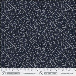 Dancing Dashes in Indigo