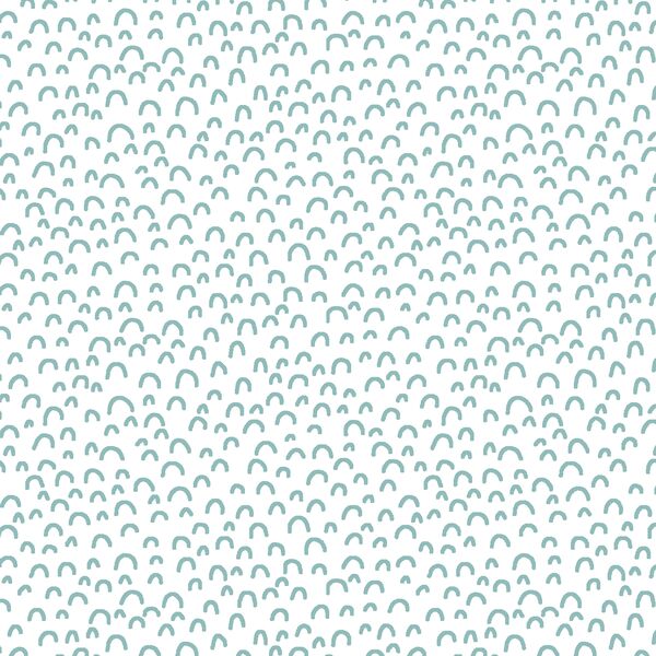 Doodle in Pool on White