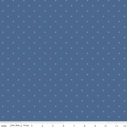 Bee Cross Stitch in Denim