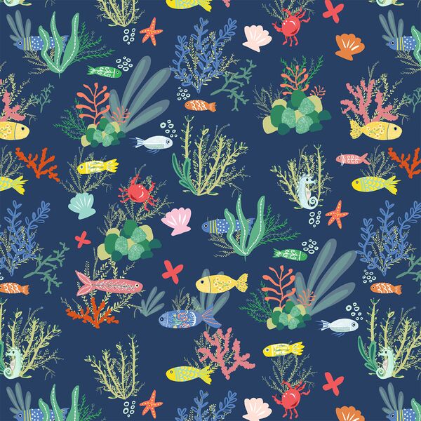 Ocean Floor in Deep Ocean