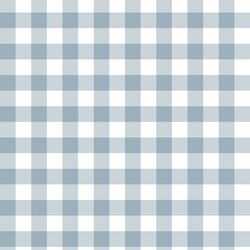 Spring Gingham in Slate Blue