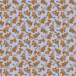 Chipmunks in Butterfly Blue