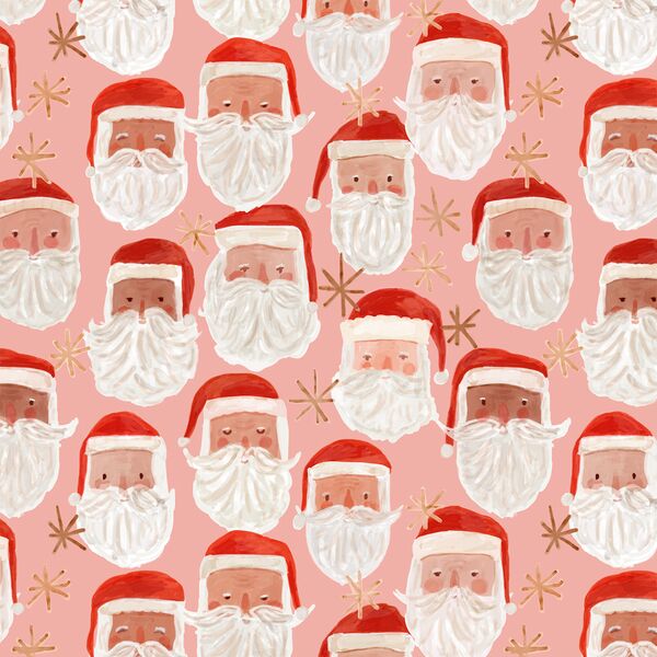 Bright Merry Faces in Rose