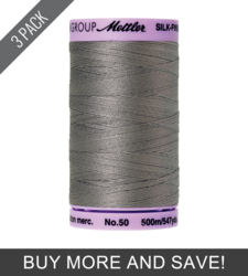 Rain Cloud (9104-0322) - Silk Finish Cotton 50wt - 547 Yards (3 Pack)