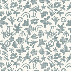 Textured Let's Play in Pewter Blue