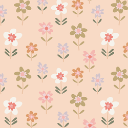 Folk Blooms in Ballet Pink