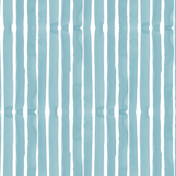 Party Stripe in Teal Waters