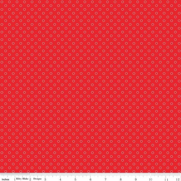 Circle Dots in Red
