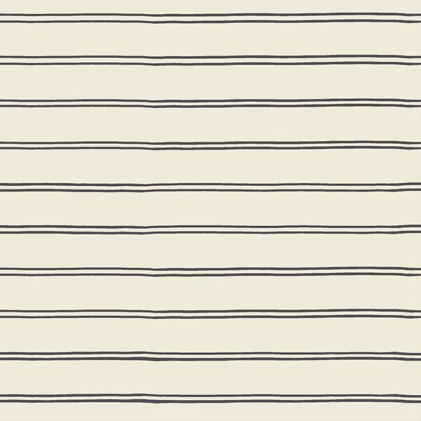 Double Dutch Stripe in Eggshell