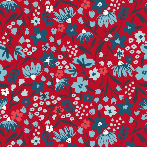 Blooming Summer in Goji Red