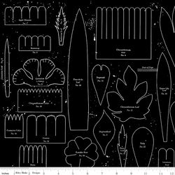 Posie Patterns in Black