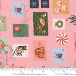 Christmas Stamps in Cotton Candy