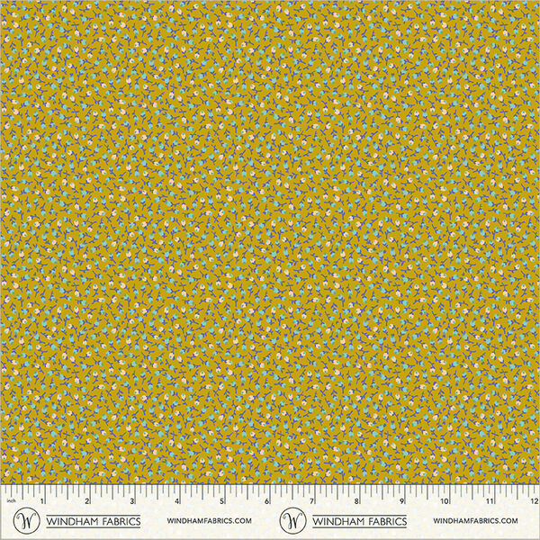 Ditsy Bloom in Ochre