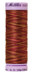 Mocha Cherry (9075-9850) - Silk Finish Cotton Multi 50wt - 109 Yards