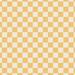 Retro Checkerboard in Lemon Yellow