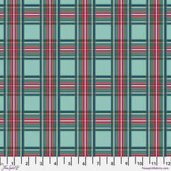 Tartan Tradition in Aqua
