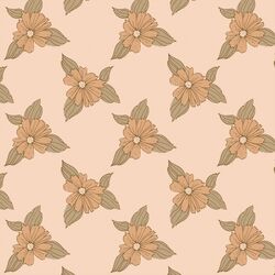 Peachy Pink Floral in Serenity