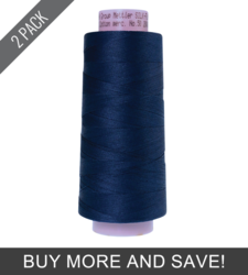Night Blue (9150-0823) - Silk Finish Cotton 50wt - 2000 Yards (2 Pack)