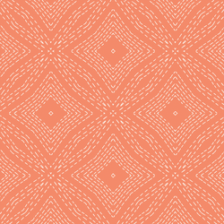 Stitched Amity in Tangerine