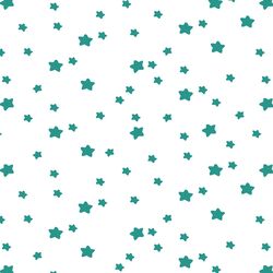 Star Light in Jade on White