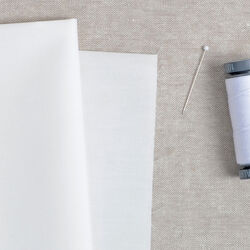 Poplin in Non Optic White