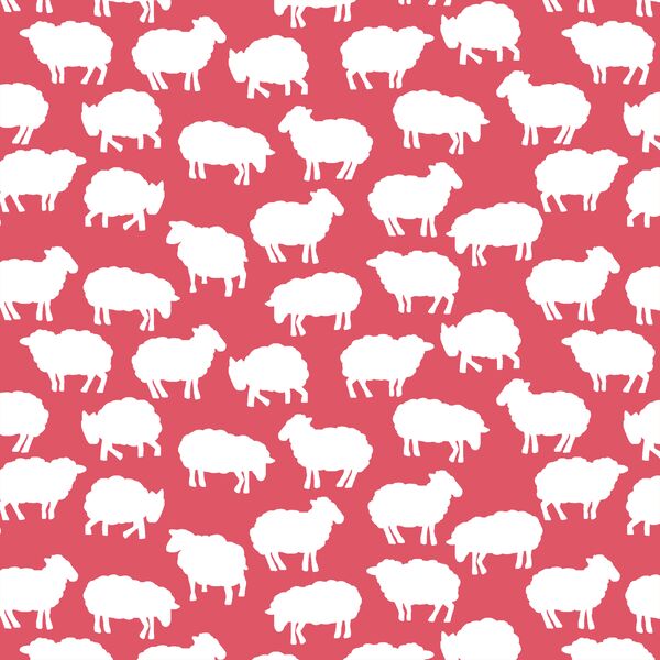 Sheep Silhouette in Passion
