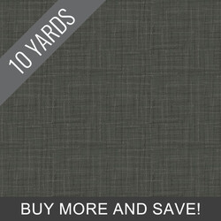 Grasscloth Cottons in Charcoal - 10 Yard Bolt