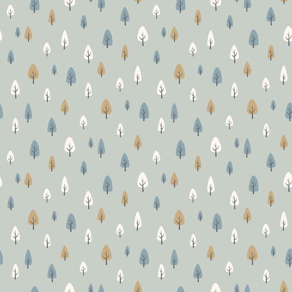 Trees in Soft Sage